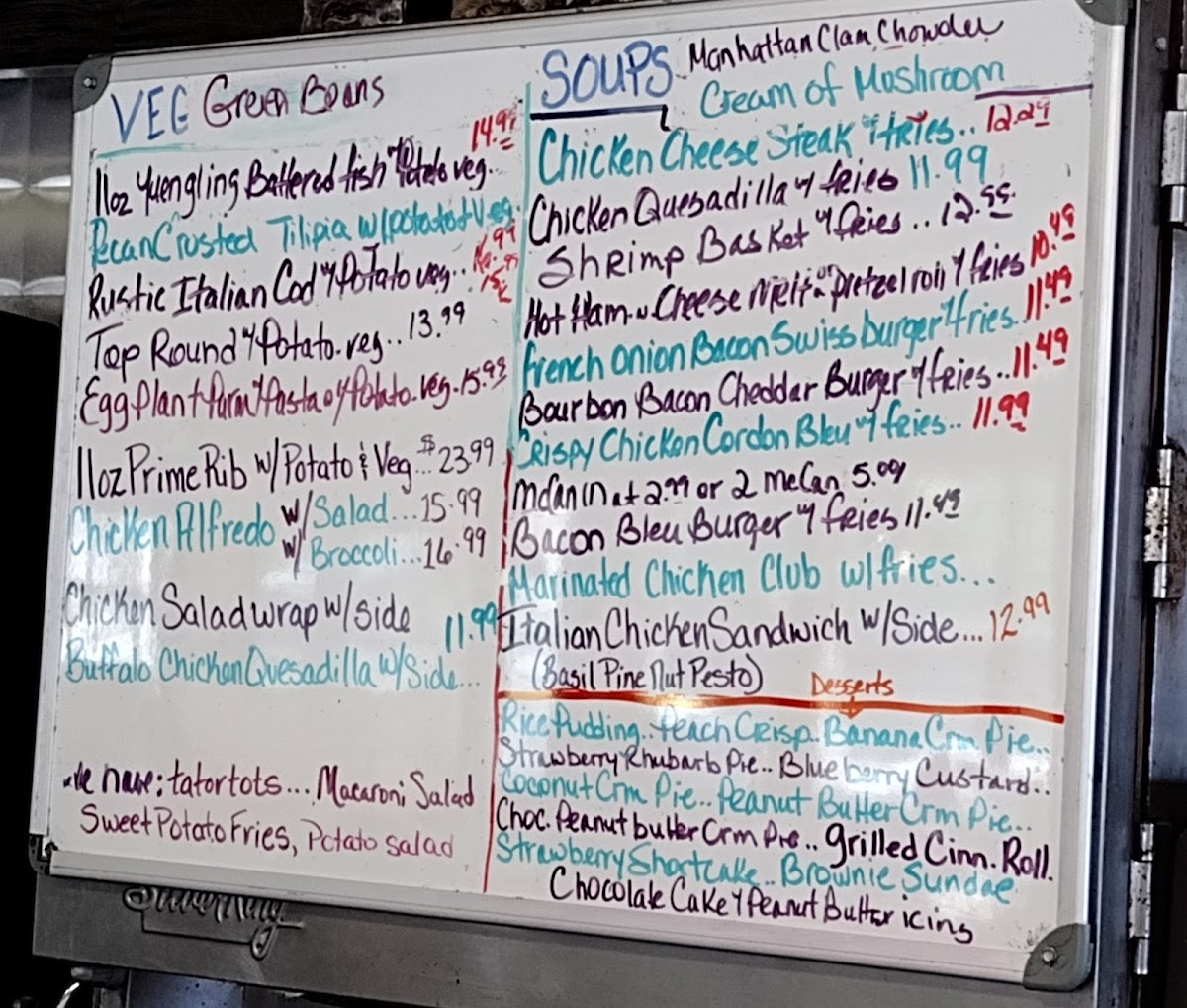 D & H Penn Can Restaurant Menu - Image 1