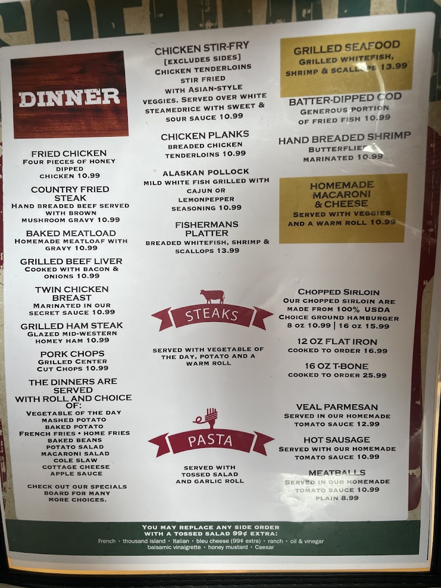 D & H Penn Can Restaurant Menu - Image 2