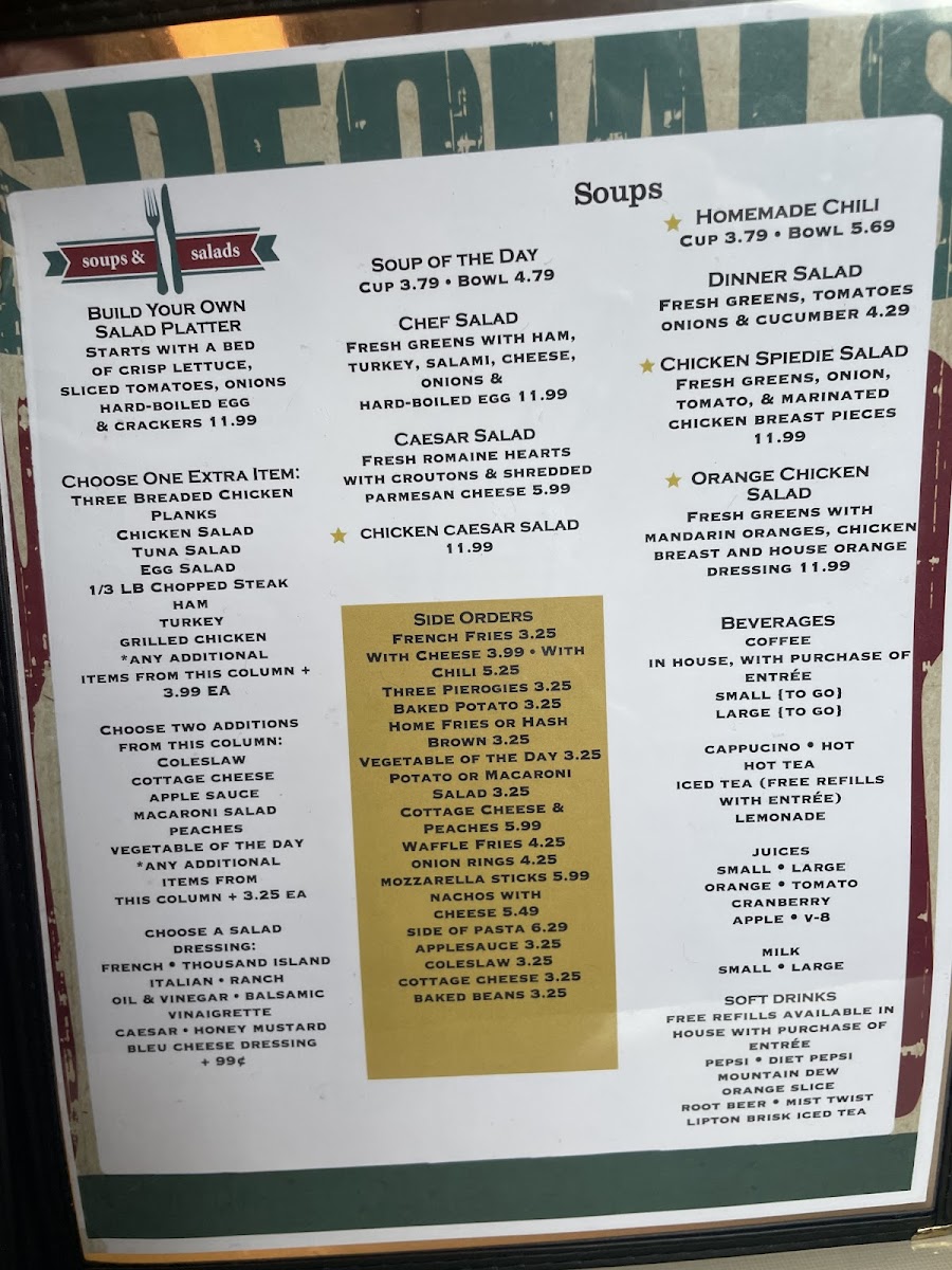 D & H Penn Can Restaurant Menu - Image 3